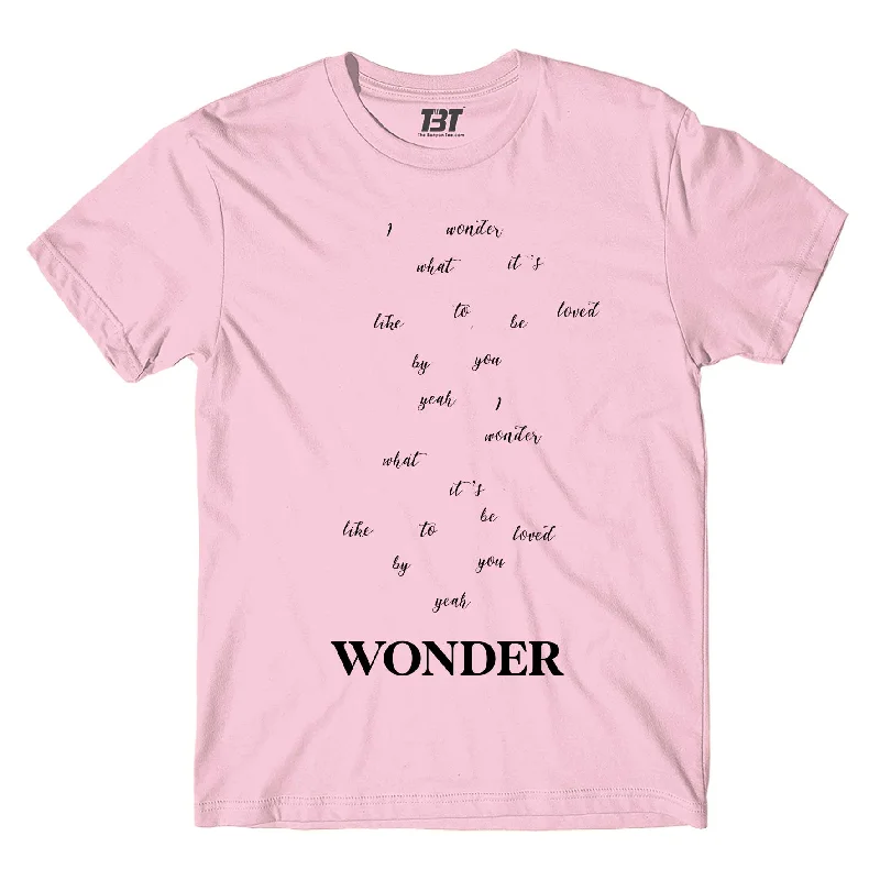 black striped t-shirts modern -Shawn Mendes T shirt - Wonder