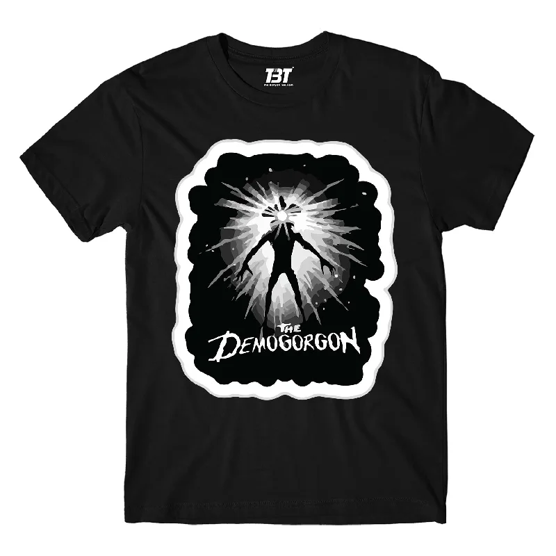 white v-neck t-shirts women -T shirt - The Demogorgon