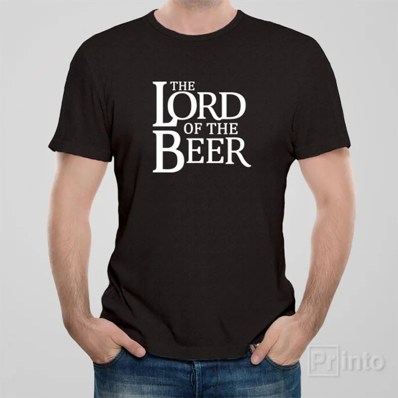 muscle fit t-shirts for bodybuilding -The Lord of the Beer - T-shirt