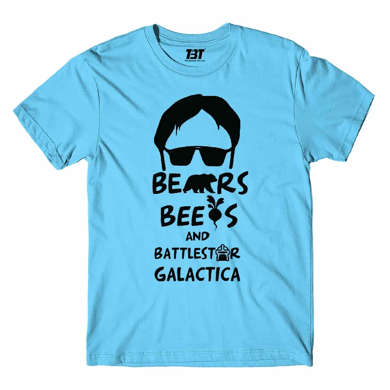 funny quote t-shirts witty -The Office T shirt - Bears Beets & Battlestar Galactica