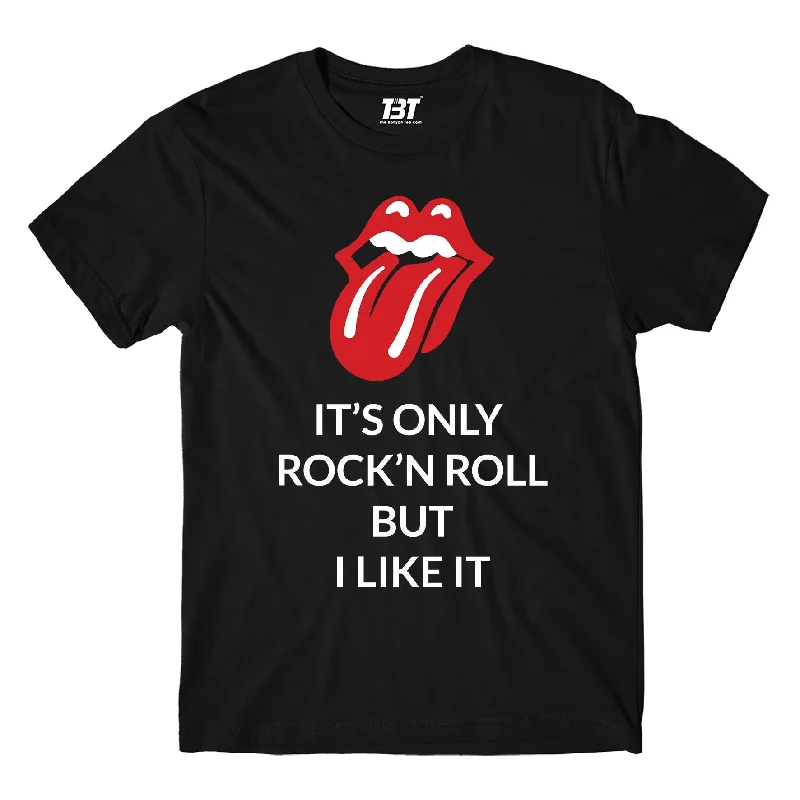 white graphic t-shirts stylish -The Rolling Stones T shirt - Rock 'N Roll