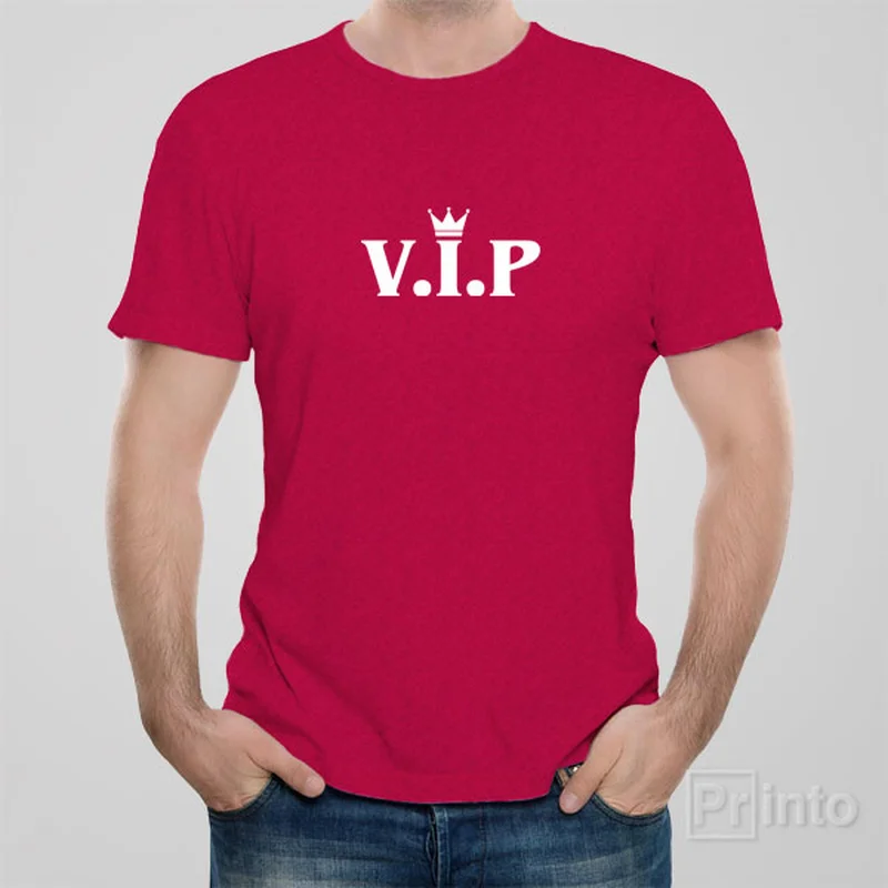 white graphic t-shirts modern -VIP - T-shirt