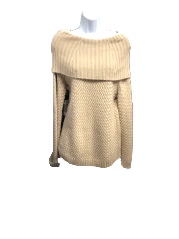 cobalt pullover sweater -pullover sweater for cozy layering -Charter Club Women's Sweater Beige L