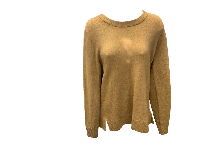 pullover sweater for cozy looks -pullover sweater for fall layering -J. Crew Women's Sweater Caramel M