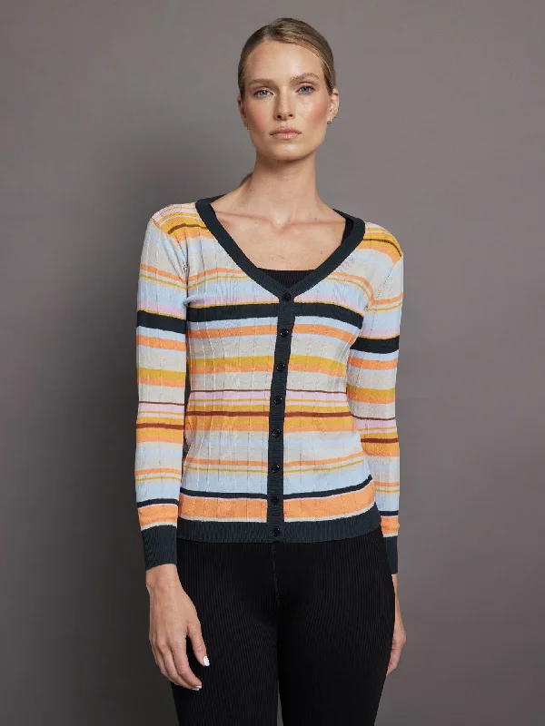 pullover sweater with ribbed front -pullover sweater for modern outfits -The Travel Sweater - Multi