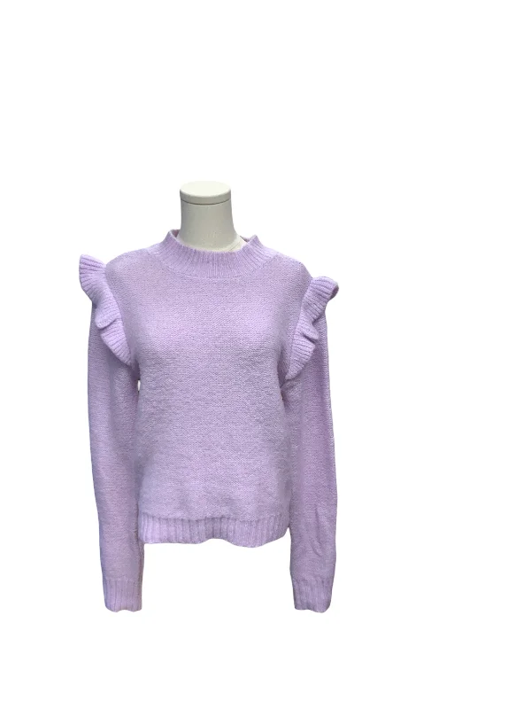 pullover sweater with stripes -taupe wool pullover sweater -Wild Fable Women's Sweater Purple M