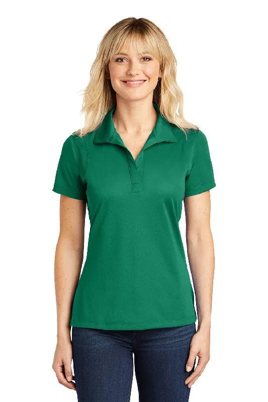 navy silk blouses luxurious -Sport-Tek Womens Sport-Wick Moisture Wicking Short Sleeve Polo Shirt - Kelly Green