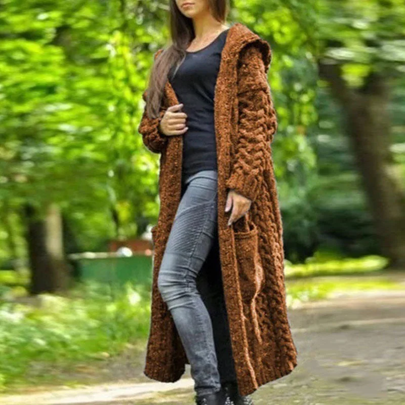 cardigan for warm layering -cardigan for warm layering -Amy Fashion - Fashion Women Cardigans Baggy Long Coat Chunky Knitted Sweater