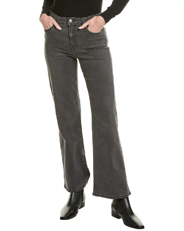 white cargo pants versatile -7 For All Mankind Alexa Washed Black Trouser Jean