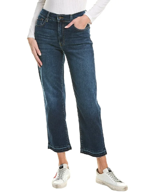 red wide leg pants elegant -7 For All Mankind Modern Straight Freesia Tailored Straight Leg Jean