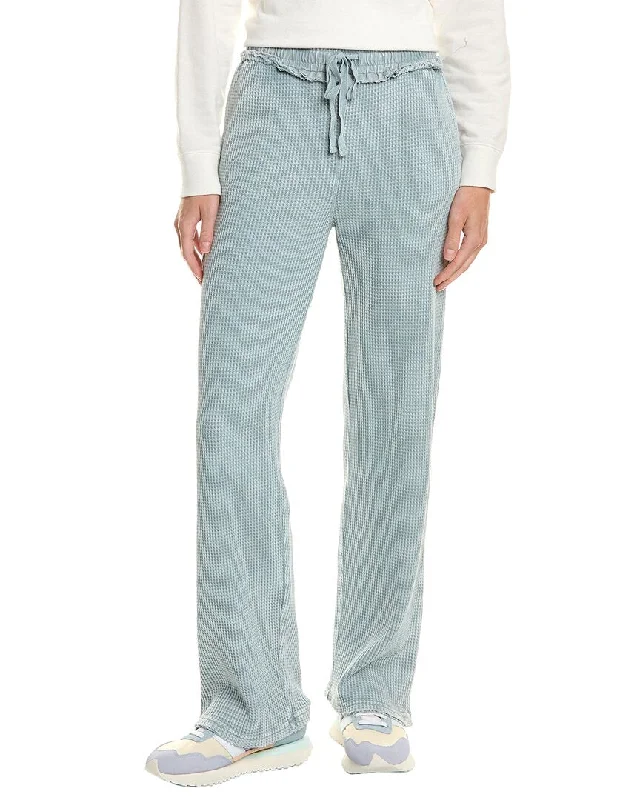 white jogger pants relaxed -Aiden Pant