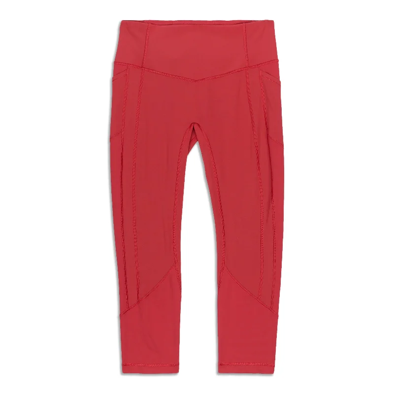 red yoga pants for gym -All The Right Places Crop - Resale