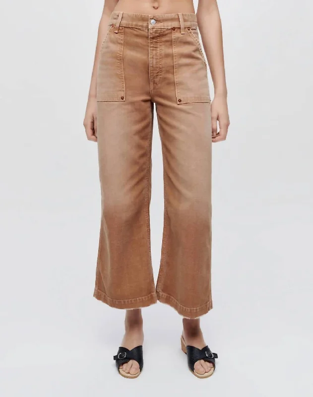 pink chino pants trendy -Baker Pant In Travertino