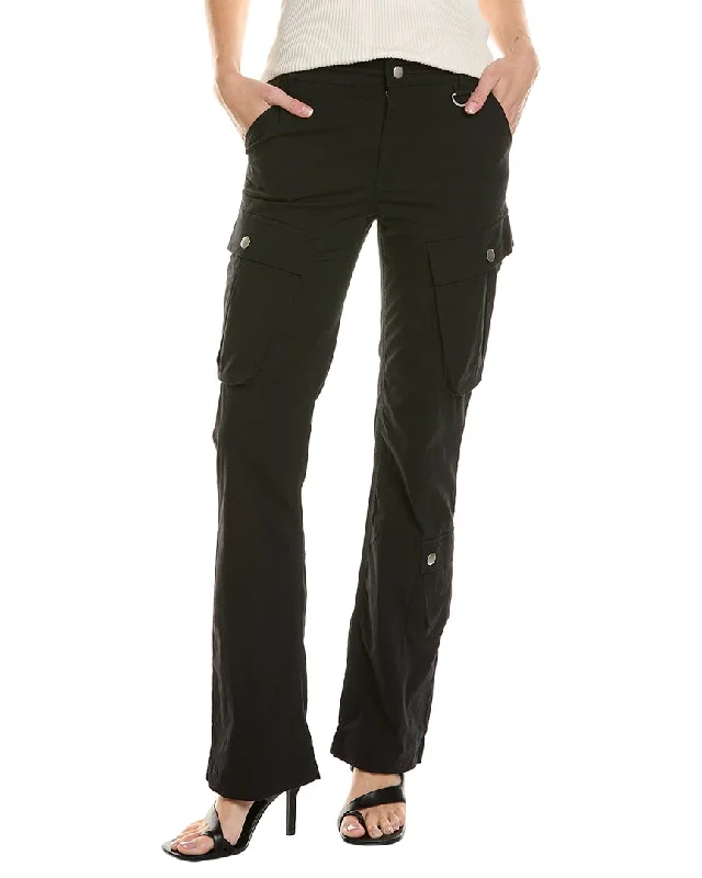 black yoga pants for women -Brook + Lynn Cargo Pant