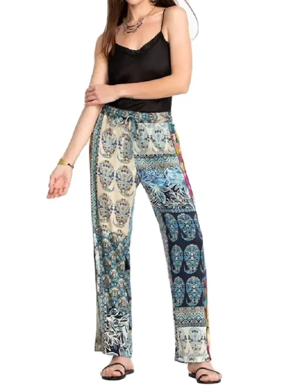 blue dress pants for work -Carly Andromeda Pant In Multi