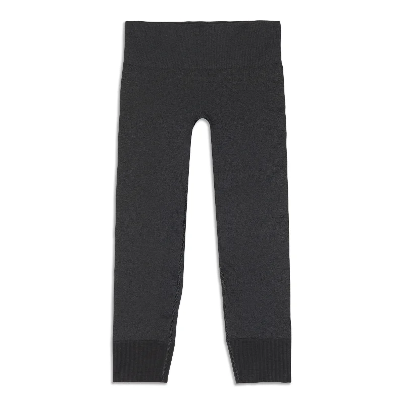 black yoga pants comfy -Ebb And Flow Crop - Resale