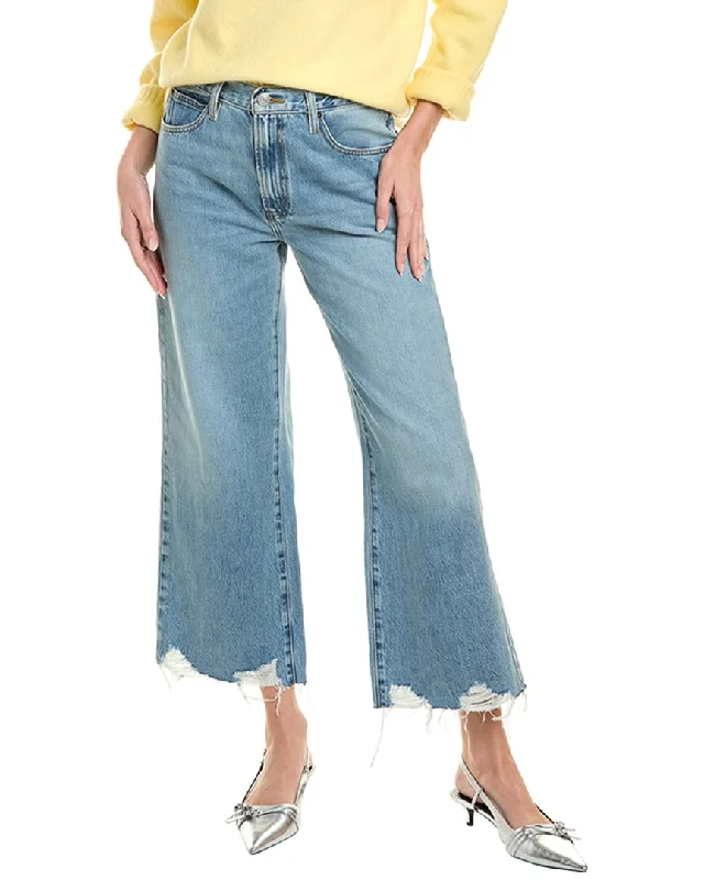 black wide leg pants elegant -FRAME Denim The Relaxed Divine Modern Straight Jean