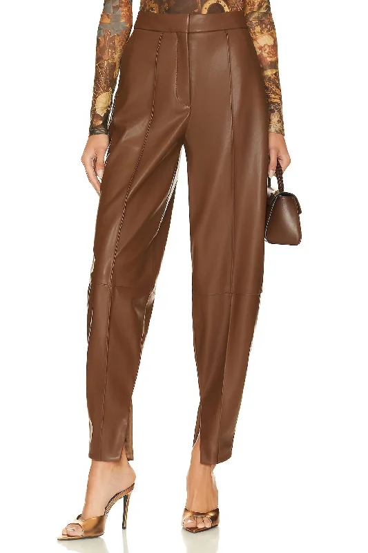 red skinny pants for women -Illio Pant In Chocolate