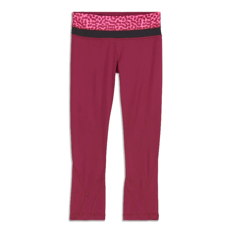 pink high waisted pants cute -Inspire Crop - Resale