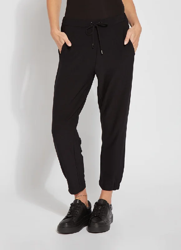 black slim fit pants smart -Julia Crop Jogger (25" Inseam)