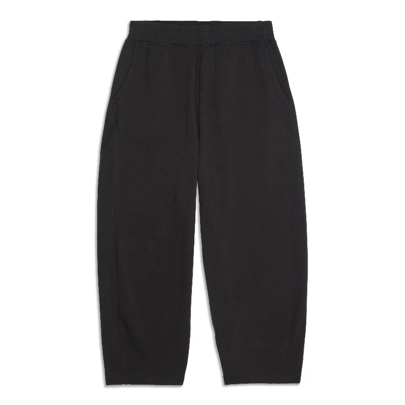 black sweatpants for workout -LA Barrel Leg Pant - Resale