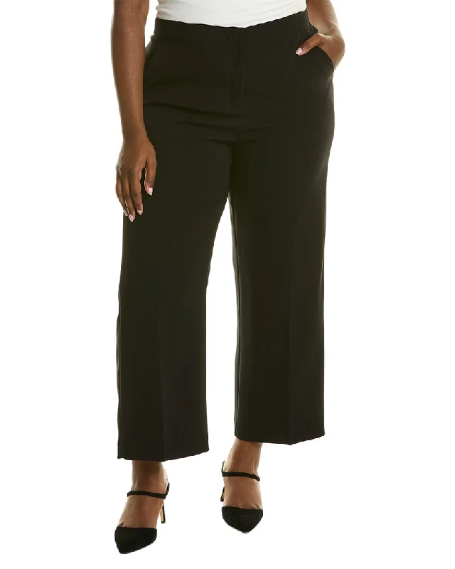 black yoga pants comfy -Marina Rinaldi Riccio Trouser