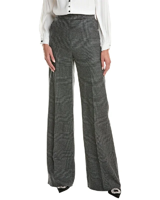 green cargo pants for outdoors -Max Mara Radioso Wool & Cashmere-Blend Trouser