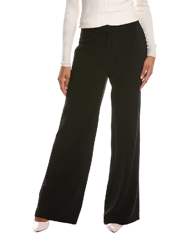 black skinny pants sleek -Nanette by Nanette Lepore Wide Leg Crepe Pant