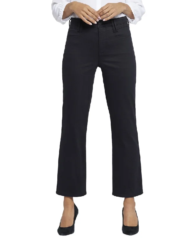 red dress pants for work -NYDJ Bailey Black Straight Jean