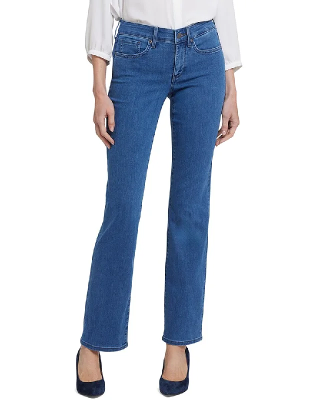 pink skinny pants chic -NYDJ Marilyn Monrovia Straight Leg Jean