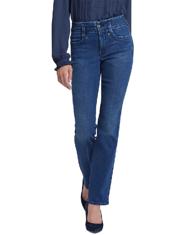 denim ripped pants for teens -NYDJ Marilyn Rendezvous Straight Leg Jean