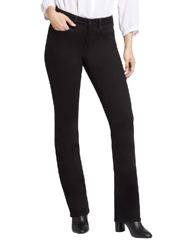 white cargo pants rugged -NYDJ Petite Barbara Black Bootcut Jean