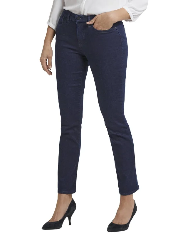 navy slim fit pants polished -NYDJ Sheri Rinse Slim Jean