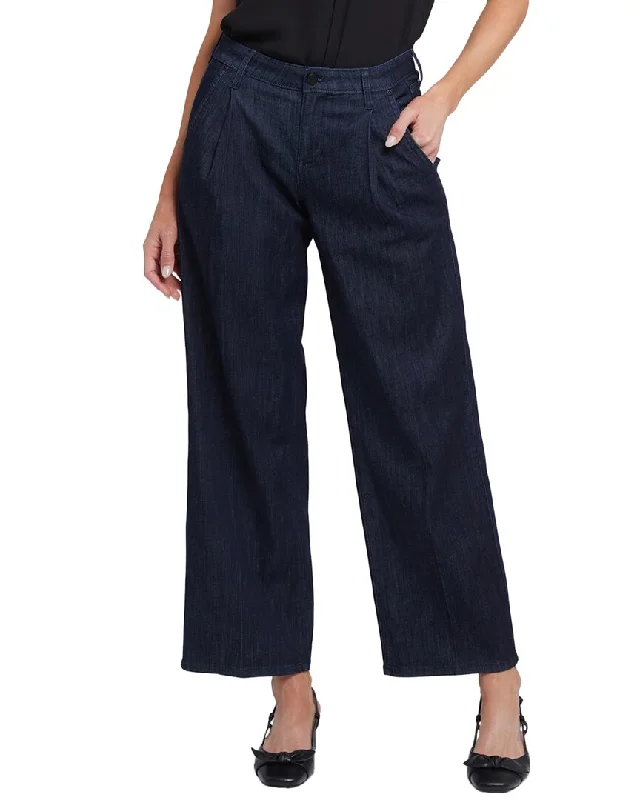 blue skinny jeans pants stylish -NYDJ Teresa Rinse Ankle Crop Jean