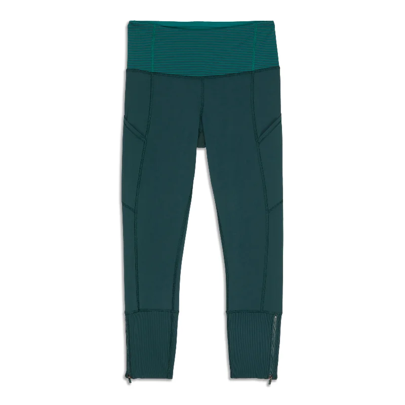 green sweatpants for gym -Rebel Runner Crop - Resale