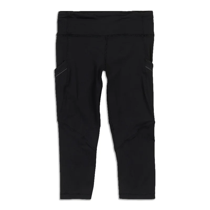 white jogger pants comfy -Run Mod Moves Crop - Resale