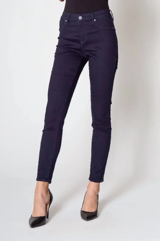 pink dress pants chic -Staci High Rise Legging Jean In Durham