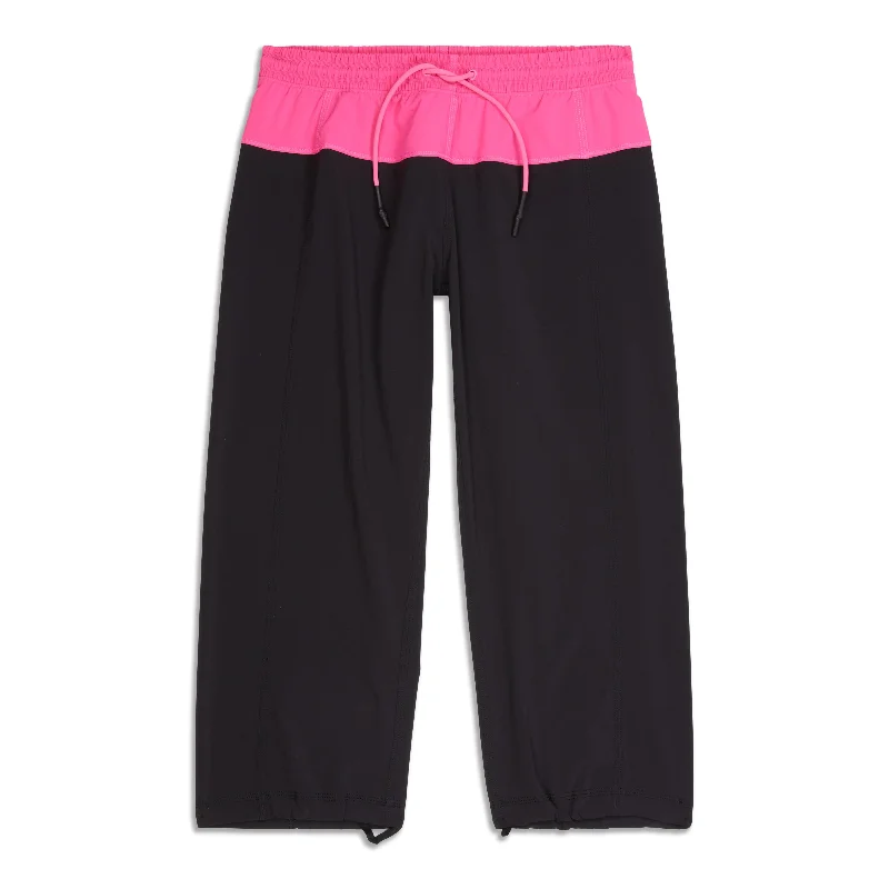 green jogger pants relaxed -Step Lively Crop - Resale