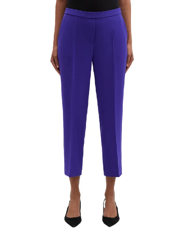 white dress pants for work -Theory Treeca Pant