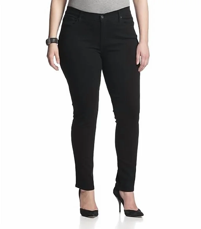 black slim fit pants sleek -Twiggy Z Skinny Jean In Black