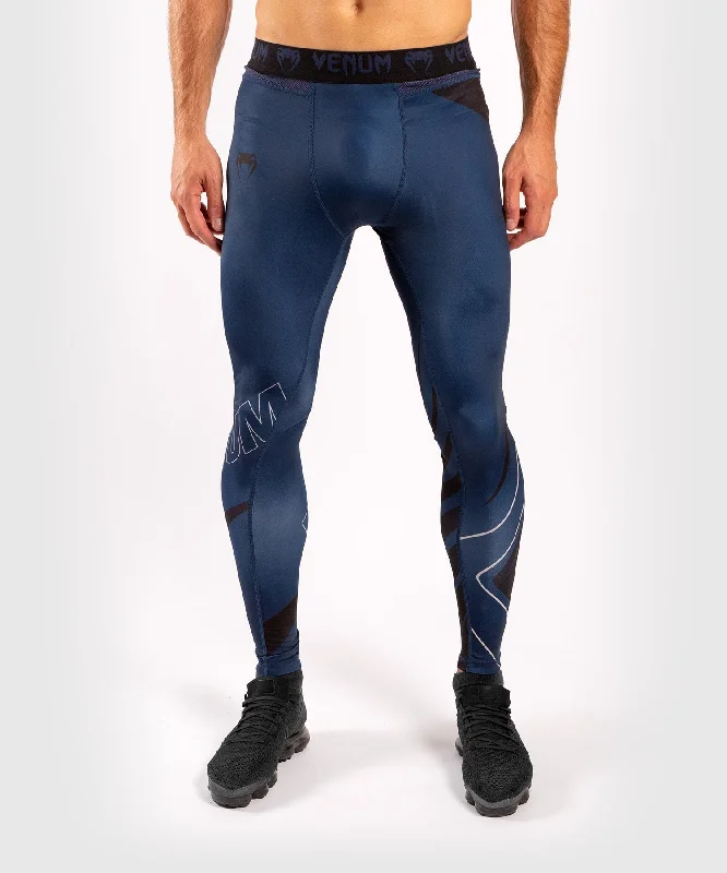 navy chino pants classic -Venum Contender 5.0 Tights - Navy/Sand