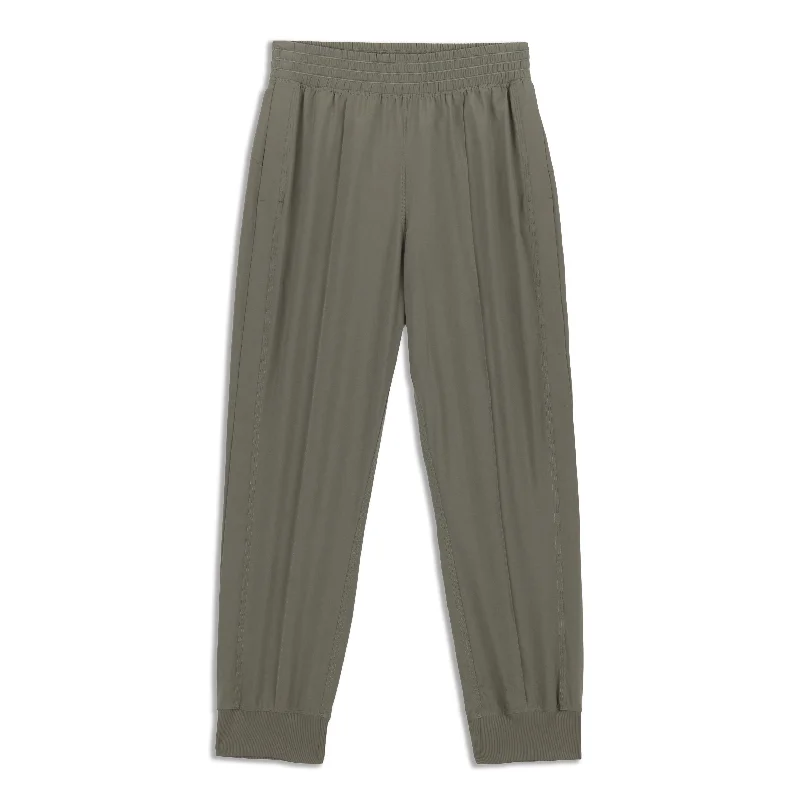 green jogger pants relaxed -Wanderer Cropped Jogger - Resale