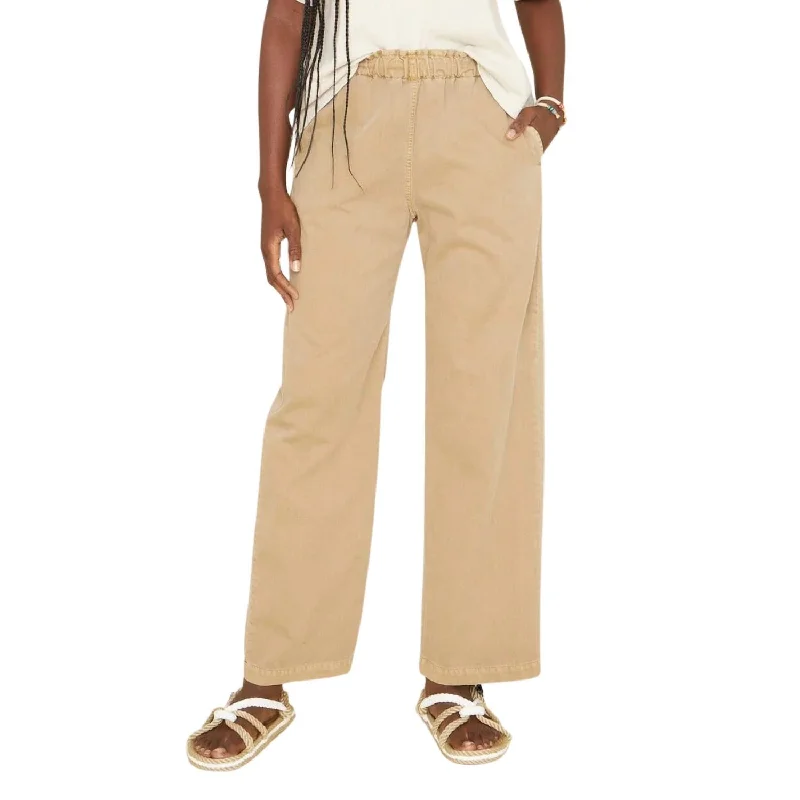 blue cargo pants rugged -Women's Shiloh Twill Pant In Dark Sand