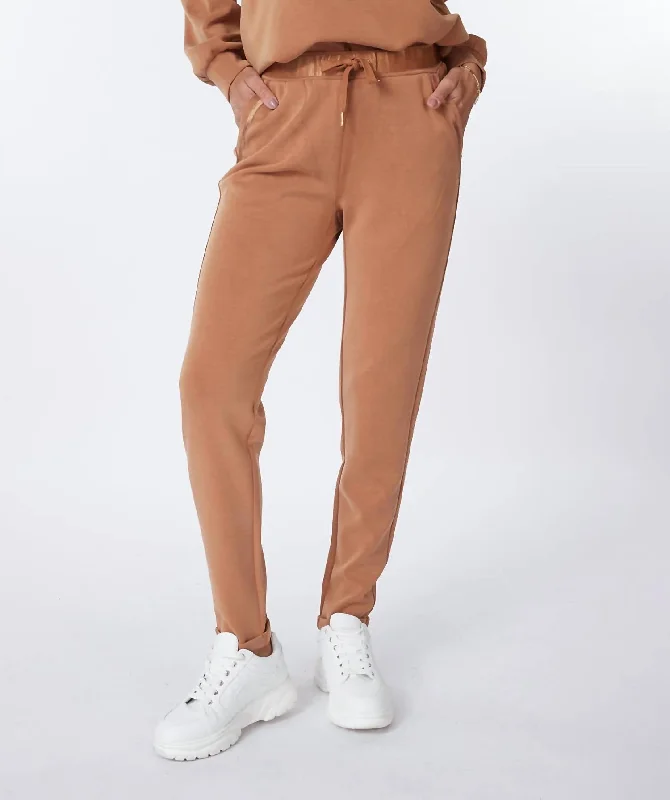 red cargo pants rugged -Women's Trouser Jogger In Copper