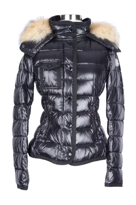 sweatshirts for cozy looks -Armoise Fur Hood Puffer Jacket