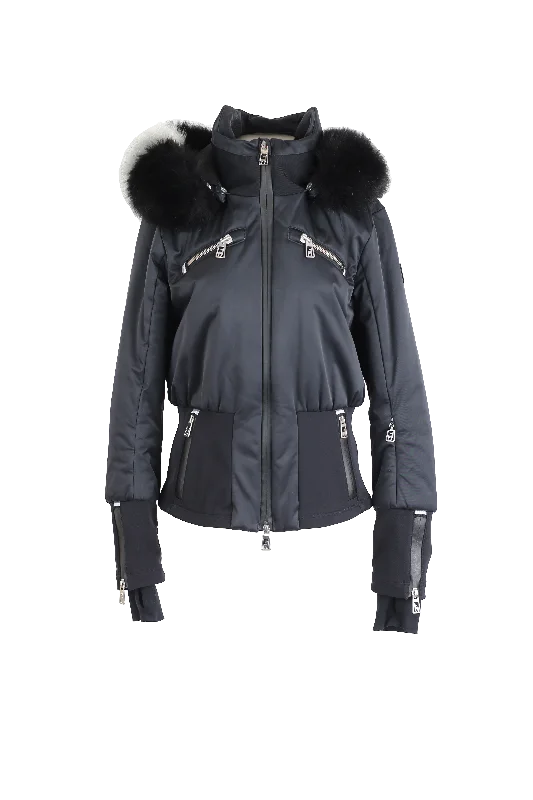 sweatshirts with loose front -Padded Ski Ready Jacket