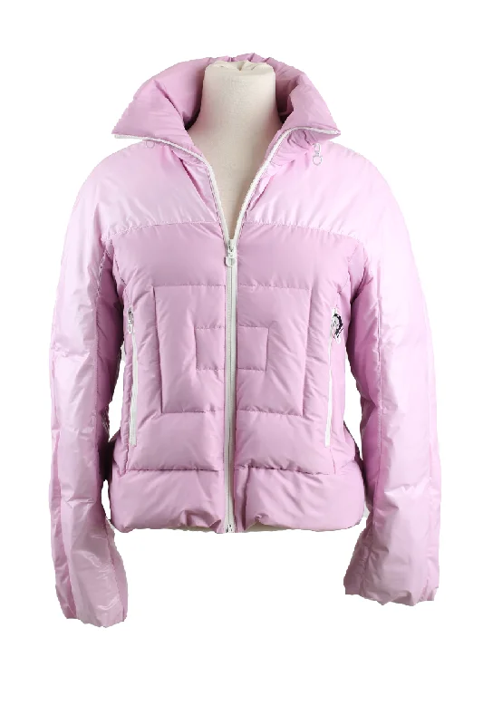 sweatshirts with loose front -Quilted Down Puffer Jacket